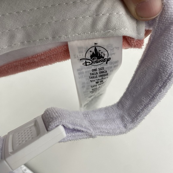 Walt‎ Disney World 50th Anniversary Terry Clothes Visor Cap Adjustable White New - Picture 6 of 6